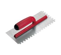 RUBI TILING TOOLS pro Acciaio Dentellato Piastrella Cazzuola 27.9x10.2cm x 1.3cm