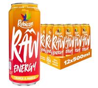 Rubicon Raw Energy Orange e Mango, 500 ml