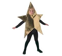 Rubie's Official Child's Nativity Star Christmas Costume ,Gold 4-6 Years, One Si