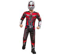 Rubies 1000661M - Costume da Ant-Man Deluxe per bambini, per Halloween, 9-10 anni, multicolore