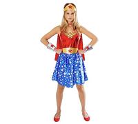 Rubie's 1000701L Wonderwoman - Costume da donna, multicolore, taglia 48-50