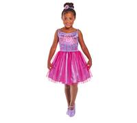 Rubies 1001108S000 - Costume classico da ballerina Barbie, per bambini, multicolore, 7-8 anni