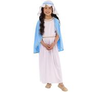 Rubies 1001875XS000 Costume da Natività Maria Bambini, Multicolore, 5-6 Anni