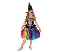 Rubie's Costume Barbie Witch Vestito Carnevale Halloween Strega per Bambina