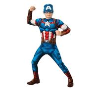 Ragazzi Capitan America Costume Bambini Super Eroe Dc Marvel Vestito