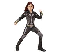RUBIES FRANCE Costume tuta Black Widow bambina 3-4 anni
