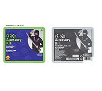 Rubie's 38299NS - Kit ufficiale con cappuccio ninja e spada in plastica, per ragazzi, multicolore, taglia unica