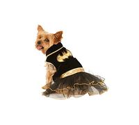 Rubie's 580323XS - Costume ufficiale DC Comics Batgirl per cani con tutù, taglia XS (da collo a coda 18 cm, petto 30,5 cm) Halloween