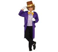 Rubies 620933L Costume ufficiale Willy Wonka e la fabbrica di cioccolato, per bambini, Multicolore, 11-13 anni