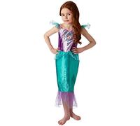 Rubie's 640716L Costume ufficiale Disney Princess Ariel Gem Bambina, 7-8 anni, altezza 128 cm
