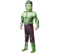 Rubie's 640839S Marvel Avengers Hulk Deluxe - Costume da bambino, S (3-4 anni)