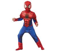 Rubie's 640895 - Costume da Spiderman Marvel Spider-Man Deluxe per bambini, raga