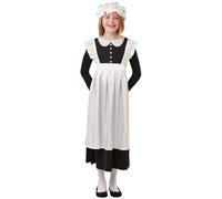 Rubie's 881684M Official Victorian Maid Costume 9-10 Multicolore
