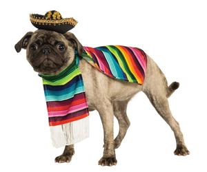 Rubie's 887817S Official Mexican Serape Pet Dog Costume