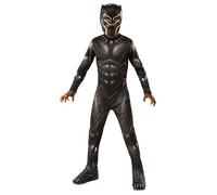 Rubies - Avengers ufficiale Black Panther - Costume per bambini Black Panther da 3 a 10 anni a scelta, costume da supereroe Marvel con tuta e maschera, per Halloween, carnevale
