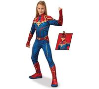RUBIE'S AVENGERS ufficiale - Costume classico Captain Marvel 5-6 anni Halloween
