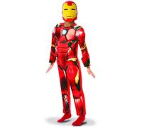 Rubies - AVENGERS Ufficiale - Costume Luxe Iron Man 3-4 anni, giallo e rosso