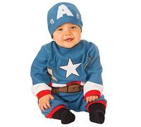 Rubie's Costume Bambino da Capitan America Marvel supereroe neonato 0-6 mesi