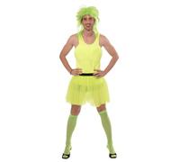 Rubies Ballerina Verde per Adulto, Top con Seno, Tutu e Calzini, Ufficiale Rubies per Addio al celibato, Costume addio al celibato uomo, Feste, Compleanno