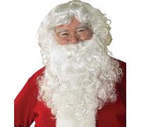 Costume da Babbo Natale Barba E Parrucca Set