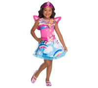(TG. 9-10 anni) Rubie's Barbie Official - Costume Barbie Fata Dreamtopia (bambin