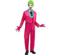Rubies Batman Classic 1966 serie TV Joker Deluxe Costume tuta e parrucca per uomini adulti per feste a tema e Halloween, L