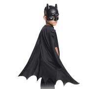 RUBIES BATMAN SET MANTELLO E MASCHERA infantile, licenza ufficiale per Carnevale, Halloween, feste e compleanni
