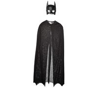 Batman The Dark Knight Rises - Set mantello e maschera di Batman, nero, taglia unica