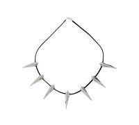 Rubie's - Black Panther Teeth Necklace, Una talla, Plastica, Senza pietra preziosa