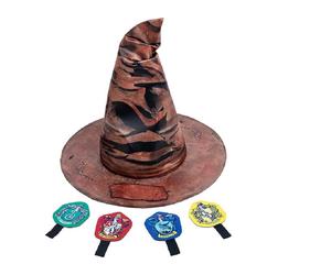 Rubies Capello Ufficiale Harry Potter con 4 Distintivi Casate