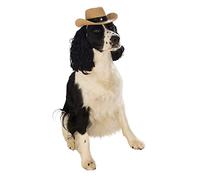 Rubie's - Cappello da cowboy per animali domestici, taglia S/M, colore: marrone