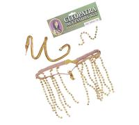 Rubies Cleopatra Set Adulti Accessori Trucco Gioielli Oro MASHBA286
