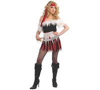 Rubie's Co - Costume da pirata da donna, Nero/rosso, taglia unica