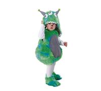 Rubies Costume Alieno per bambini 1 anno, Tuta, capello e copriscarpe, Costumi halloween neonato, carnevale e compleanni