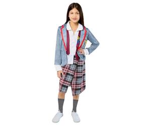 Rubies Costume Astrid Uniforme classica per bambina, Camicia, gonna, maglione e cravatta, Licenza Ufficiale Beetlejuice, Terrore, Bambini, Tim Burton per Halloween, Carnevale, Cosplay e Feste