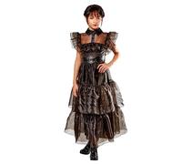COSTUME MERCOLEDI' ADDAMS VESTITO BALLO TG L 11-13 ANNI
