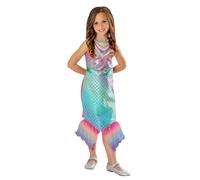 Rubies Costume Barbie Sirena Cambia Colore Vestito Carnevale Bambina Party feste