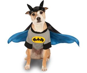 Rubie's Costume Batman Camicia Con Cape Rubie s DC Comics Pet Costume, Grigio, Small US