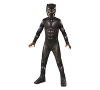 Rubies Costume Black Panther Classic Endgame per ragazzi, Tuta, copristivali e m