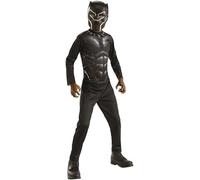 Rubie's Costume Black Panther Vestito Carnevale bambino party feste eroi