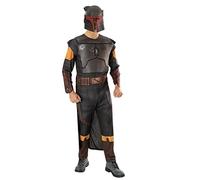 Rubies Costume Boba Fett Deluxe per adulti, Tuta stampata digitalmente con masch