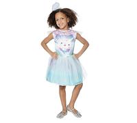 Rubies Cakey Cat Tutu Deluxe meisjeskostuum, Vetsid, haarband, officieel Gabby's