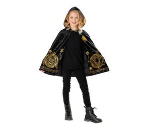 Rubies Costume Capa Harry Potter deluxe D'oro per bambini, cappotto con cappuccio, Ufficiale Warner, per Carnevale, Natale, Compleanni, Feste e Halloween.