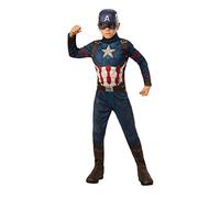 Costume Capitan America Bambino 5-7 anni Taglia M Originale Avengers Endgame Mar