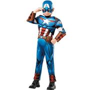 Captain America Deluxe Supereroe Costume Ragazzi