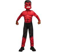 Rubies Costume Carnevale Avengers Hulk Rosso taglia 7-8 anni