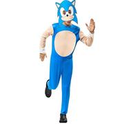 Rubies Costume Carnevale Sonic The Hedgehog Tuta con Maschera taglia 7-8 anni