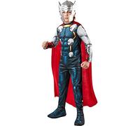 Rubie's - Costume classico ufficiale di Thor da bambino, taglia L 9-10 anni, blu, rosso e grigio, I-702031L