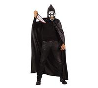 Rubies Costume Clown Incappuciato per adulti, Mantello e cappuccio e maschera, Oficiale Rubies per halloween, carnevale e cumpleanno