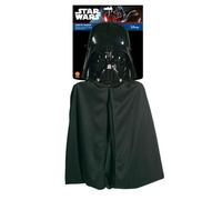 Rubies Costume Co R156707 Star Wars Darth Vader Kit mantello e maschera per adulti, tinta unita, nero, taglia unica